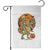 Funny Skeleton Riding Mummy Dinosaur Halloween Garden Flag TS12 White Print Your Wear
