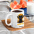 Black Cat Halloween Coffee Mug Meowcula Cute Smilling With Bat TS12 Print Your Wear