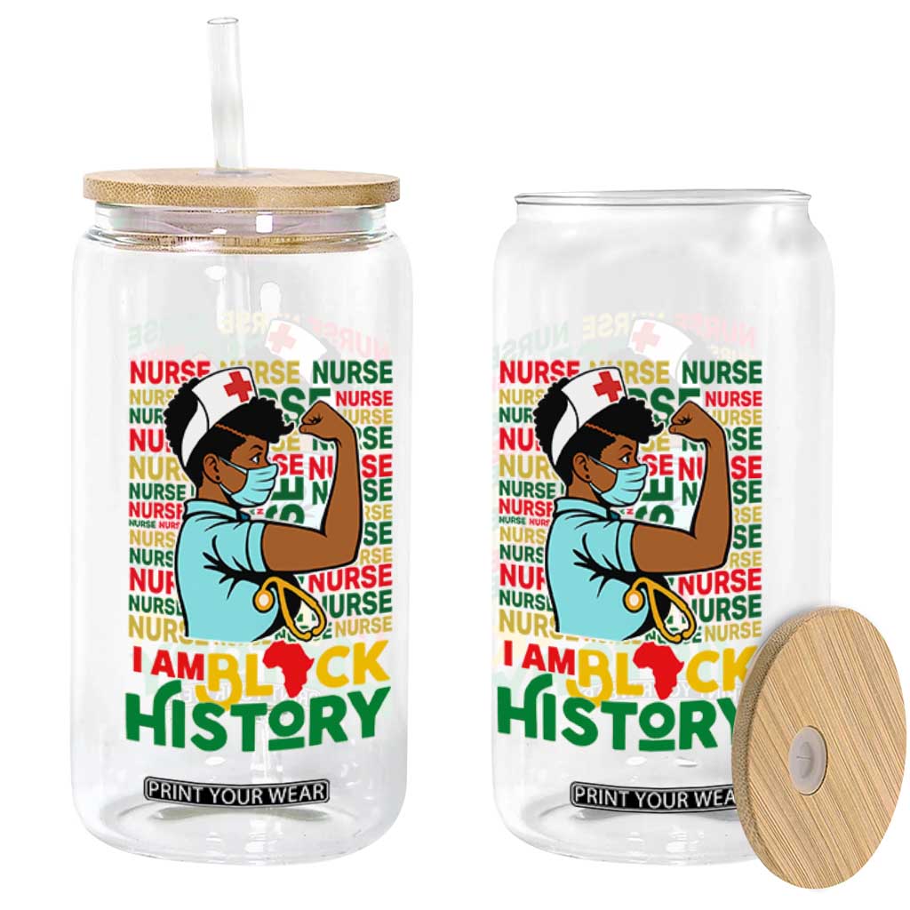 Nurse African American Glass Can I Am Black History Strong Feminism TS12 Print Your Wear