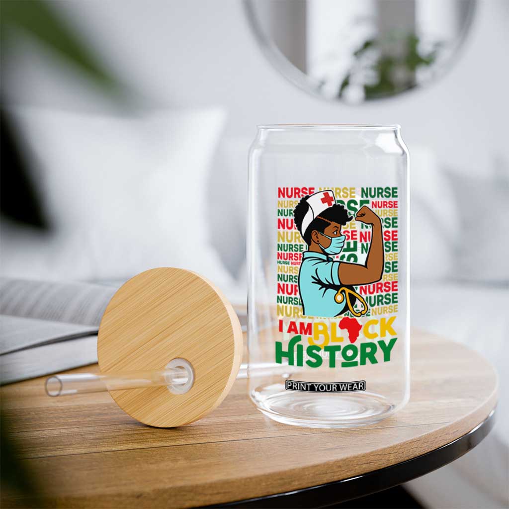 Nurse African American Glass Can I Am Black History Strong Feminism TS12 Print Your Wear