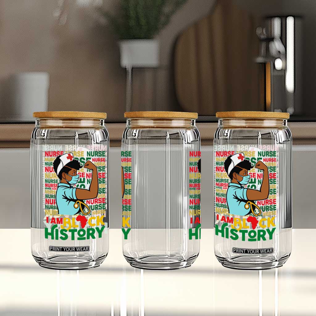 Nurse African American Glass Can I Am Black History Strong Feminism TS12 Print Your Wear