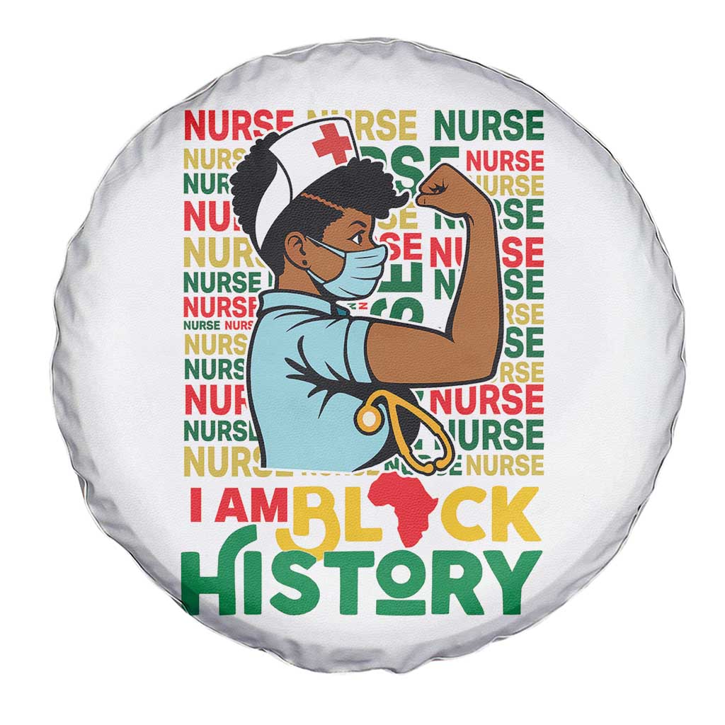 Nurse African American Spare Tire Cover I Am Black History Strong Feminism TS12 Print Your Wear