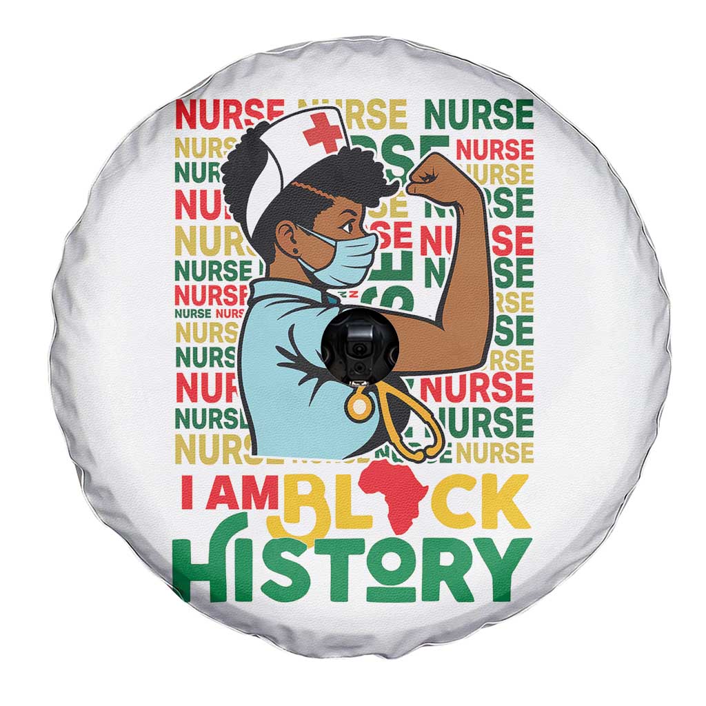 Nurse African American Spare Tire Cover I Am Black History Strong Feminism TS12 Print Your Wear