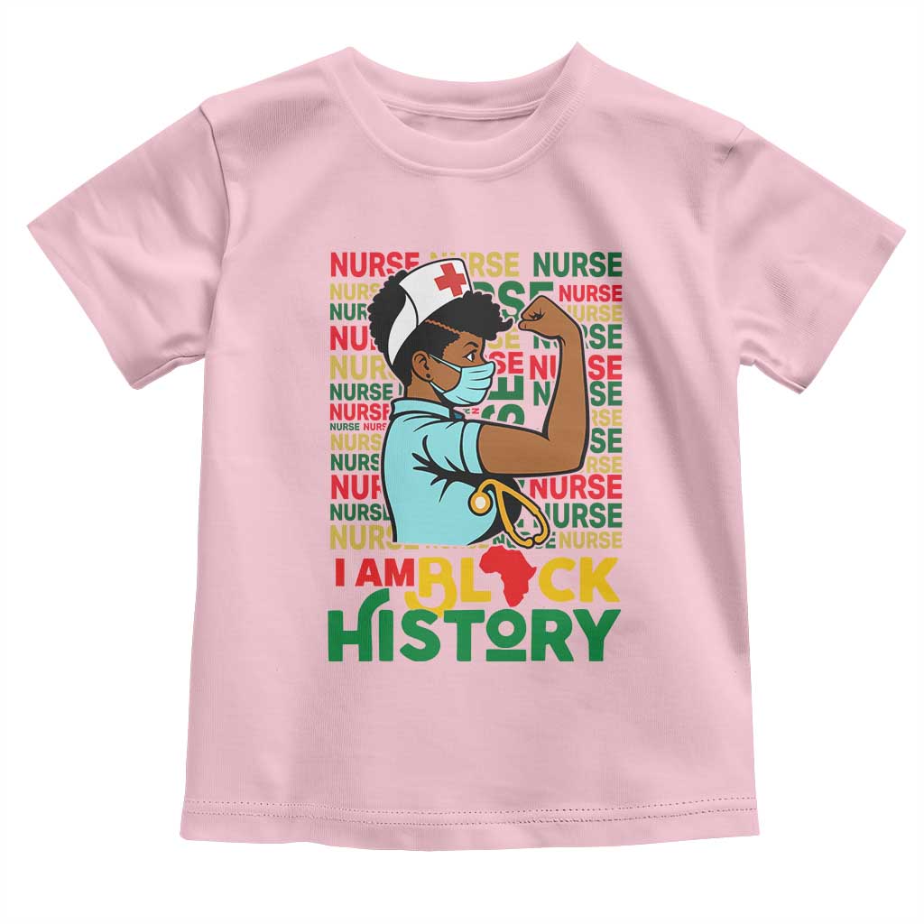 Nurse African American Toddler T Shirt I Am Black History Strong Feminism TS12 Light Pink Print Your Wear