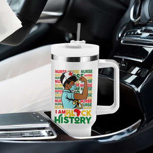 Nurse African American Tumbler With Handle I Am Black History Strong Feminism TS12 Print Your Wear