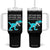Lets Eat Kids Punctuation Saves Lives Tumbler With Handle Dinosaur Funny Grammar TS12 One Size: 40 oz Black Print Your Wear