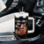Funny Christmas Cat Tumbler With Handle Meowy Catmas Santa Sleigh Xmas TS12 Print Your Wear