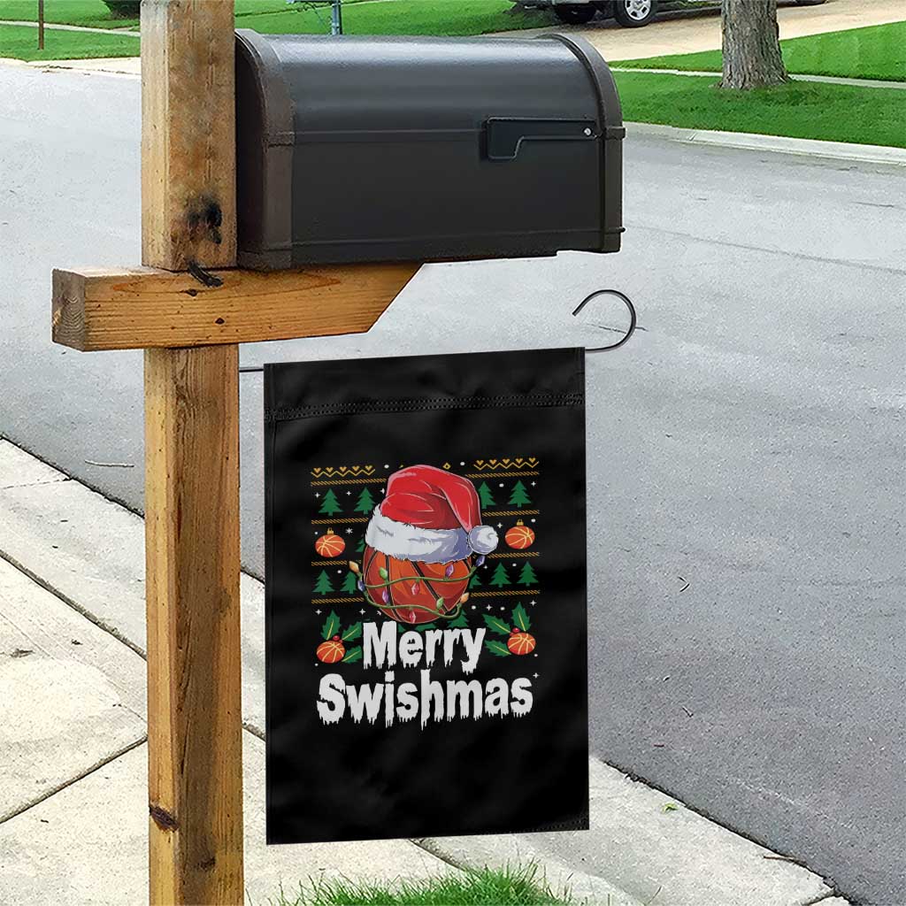 Basketball Christmas Garden Flag Funny Merry Swishmas Sports TS12 Print Your Wear