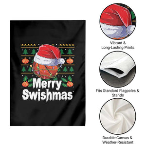 Basketball Christmas Garden Flag Funny Merry Swishmas Sports TS12 Print Your Wear