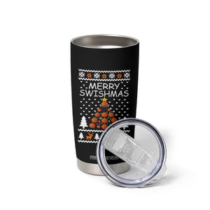 Basketball Merry Swishmas Tumbler Cup Christmas Tree Sports TS12 Print Your Wear