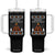 Basketball Merry Swishmas Tumbler With Handle Christmas Tree Sports TS12 One Size: 40 oz Black Print Your Wear