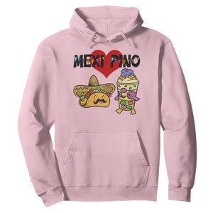 Mexican Filipino Food Lover Hoodie Tacos Lover And Halo Halo TS12 Light Pink Print Your Wear