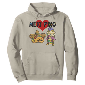 Mexican Filipino Food Lover Hoodie Tacos Lover And Halo Halo TS12 Sand Print Your Wear