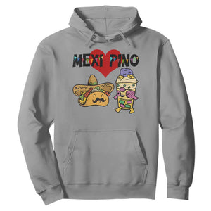 Mexican Filipino Food Lover Hoodie Tacos Lover And Halo Halo TS12 Sport Gray Print Your Wear