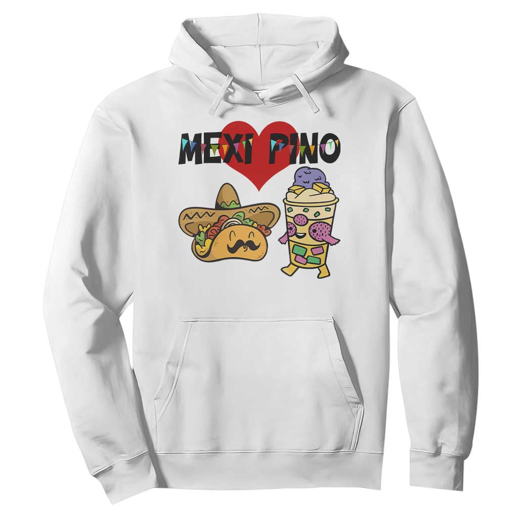 Mexican Filipino Food Lover Hoodie Tacos Lover And Halo Halo TS12 White Print Your Wear