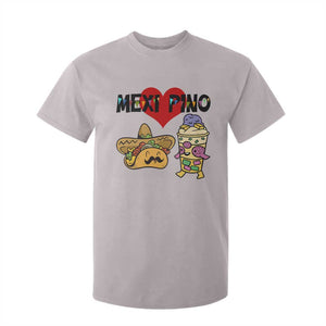 Mexican Filipino Food Lover T Shirt For Kid Tacos Lover And Halo Halo TS12 Ice Gray Print Your Wear