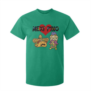 Mexican Filipino Food Lover T Shirt For Kid Tacos Lover And Halo Halo TS12 Irish Green Print Your Wear
