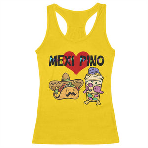 Mexican Filipino Food Lover Racerback Tank Top Tacos Lover And Halo Halo TS12 Daisy Print Your Wear