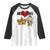 Mexican Filipino Food Lover Raglan Shirt Tacos Lover And Halo Halo TS12 White Black Print Your Wear