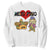 Mexican Filipino Food Lover Sweatshirt Tacos Lover And Halo Halo TS12 White Print Your Wear