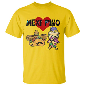 Mexican Filipino Food Lover T Shirt Tacos Lover And Halo Halo TS12 Daisy Print Your Wear