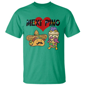 Mexican Filipino Food Lover T Shirt Tacos Lover And Halo Halo TS12 Irish Green Print Your Wear