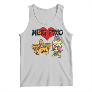 Mexican Filipino Food Lover Tank Top Tacos Lover And Halo Halo TS12 Ash Print Your Wear