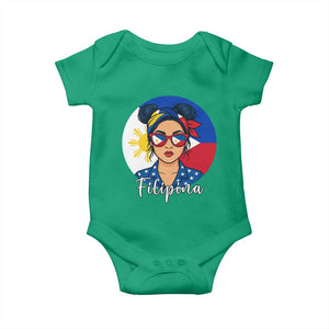 Philippines Girl Filipina Baby Onesie Flag Filipino Pride TS12 Irish Green Print Your Wear