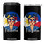 Philippines Girl 4 in 1 Can Cooler Tumbler Filipina Philippines Flag Filipino Pride TS12 One Size: 16 oz Black Print Your Wear
