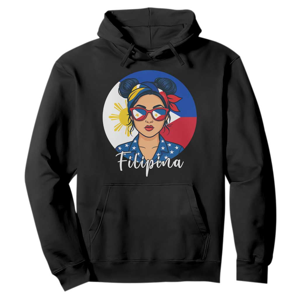 Philippines Girl Filipina Hoodie Flag Filipino Pride TS12 Black Print Your Wear