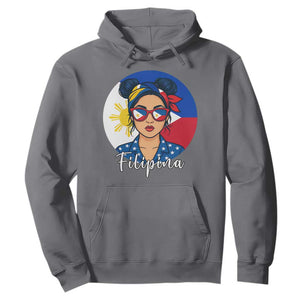 Philippines Girl Filipina Hoodie Flag Filipino Pride TS12 Charcoal Print Your Wear