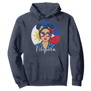 Philippines Girl Filipina Hoodie Flag Filipino Pride TS12 Navy Print Your Wear