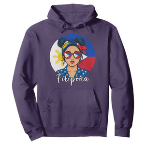 Philippines Girl Filipina Hoodie Flag Filipino Pride TS12 Purple Print Your Wear