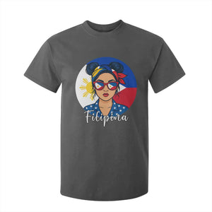 Philippines Girl Filipina T Shirt For Kid Flag Filipino Pride TS12 Dark Heather Print Your Wear