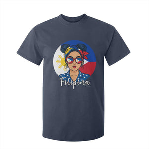 Philippines Girl Filipina T Shirt For Kid Flag Filipino Pride TS12 Navy Print Your Wear