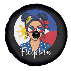 Philippines Girl Spare Tire Cover Filipina Philippines Flag Filipino Pride TS12 Print Your Wear