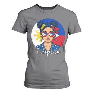 Philippines Girl Filipina T Shirt For Women Flag Filipino Pride TS12 Charcoal Print Your Wear