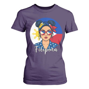 Philippines Girl Filipina T Shirt For Women Flag Filipino Pride TS12 Purple Print Your Wear