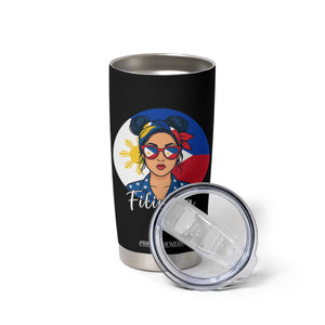 Philippines Girl Tumbler Cup Filipina Philippines Flag Filipino Pride TS12 Print Your Wear