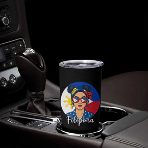 Philippines Girl Tumbler Cup Filipina Philippines Flag Filipino Pride TS12 Print Your Wear
