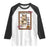 Halloween Capybara Raglan Shirt Funny Too Chill To Boo TS12 White Black Print Your Wear