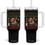 Funny Xmas Tumbler With Handle All I Want For Christmas Is A Capybara TS12 One Size: 40 oz Black Print Your Wear