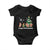 Christmas Capybara Baby Onesie Funny Capy Xmas Gift Idea TS12 Black Print Your Wear