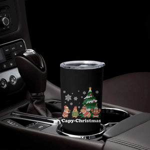 Christmas Capybara Tumbler Cup Funny Capy Xmas Gift Idea TS12 Print Your Wear