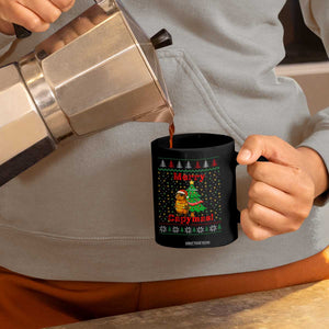 Funny Merry Capymas Coffee Mug Capybara Christmas Party TS12 Print Your Wear