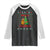 Funny Merry Capymas Raglan Shirt Capybara Christmas Party TS12 Black White Print Your Wear
