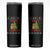 Funny Merry Capymas Skinny Tumbler Capybara Christmas Party TS12 Black Print Your Wear
