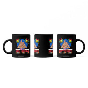 Capybara Christmas Tree Coffee Mug Funny Capy Holidays Gift TS12 Print Your Wear