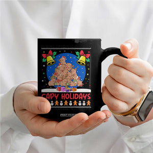 Capybara Christmas Tree Coffee Mug Funny Capy Holidays Gift TS12 Print Your Wear