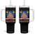 Capybara Christmas Tree Tumbler With Handle Funny Capy Holidays Gift TS12 One Size: 40 oz Black Print Your Wear